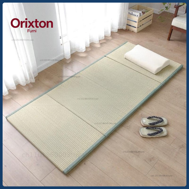Tatami Mat Rush - Katlanabilir Tatami Yatak - Doğal Hasır