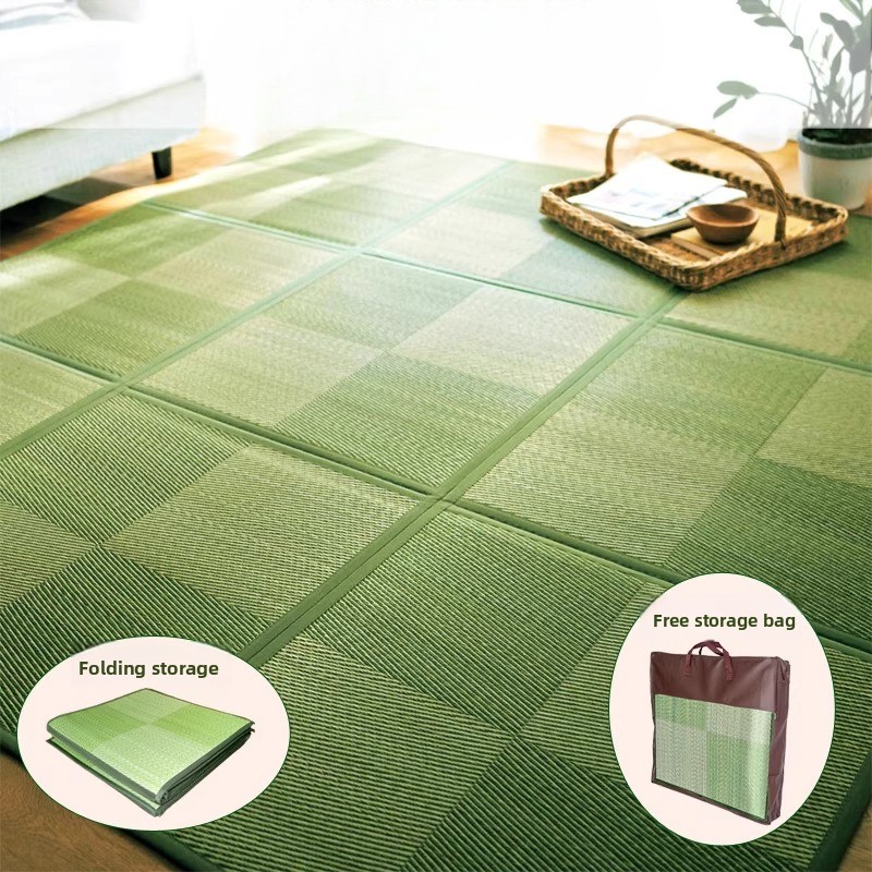 Tatami Mat Rush - Japon Ekolojik Hasır Hasır Halı Katlanabilir